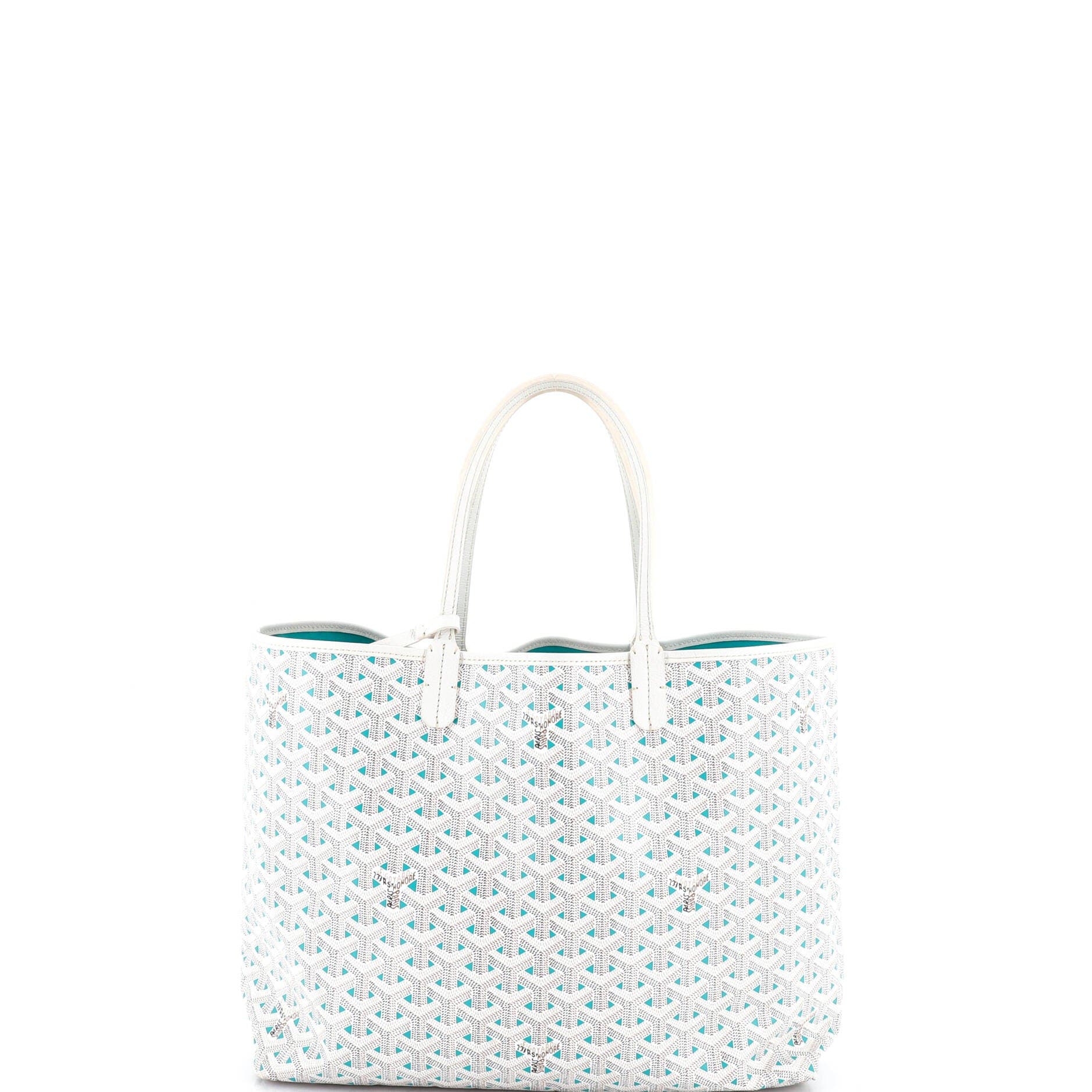 Pre-Owned Goyard Saint Louis Tote Claire Voie Coated Canvas PM, Main, color, Multicolor