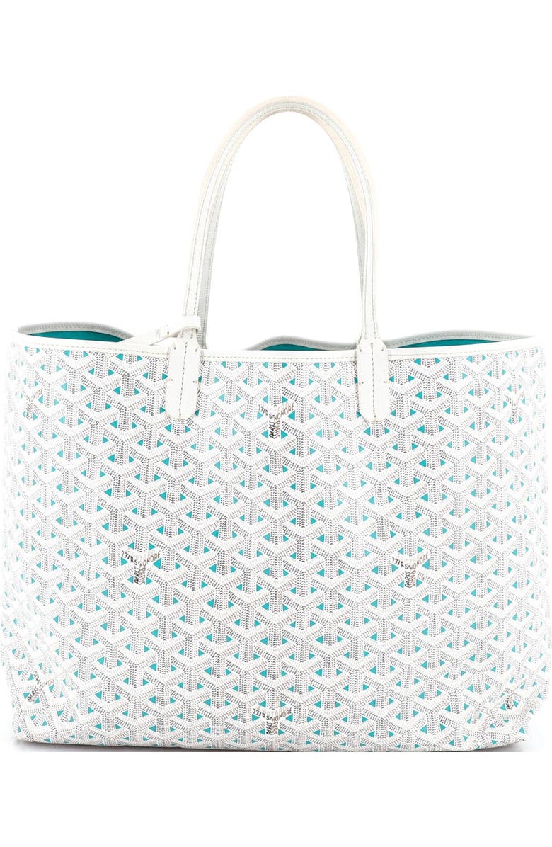 Pre-Owned Goyard Saint Louis Tote Claire Voie Coated Canvas PM, Main, color, Multicolor