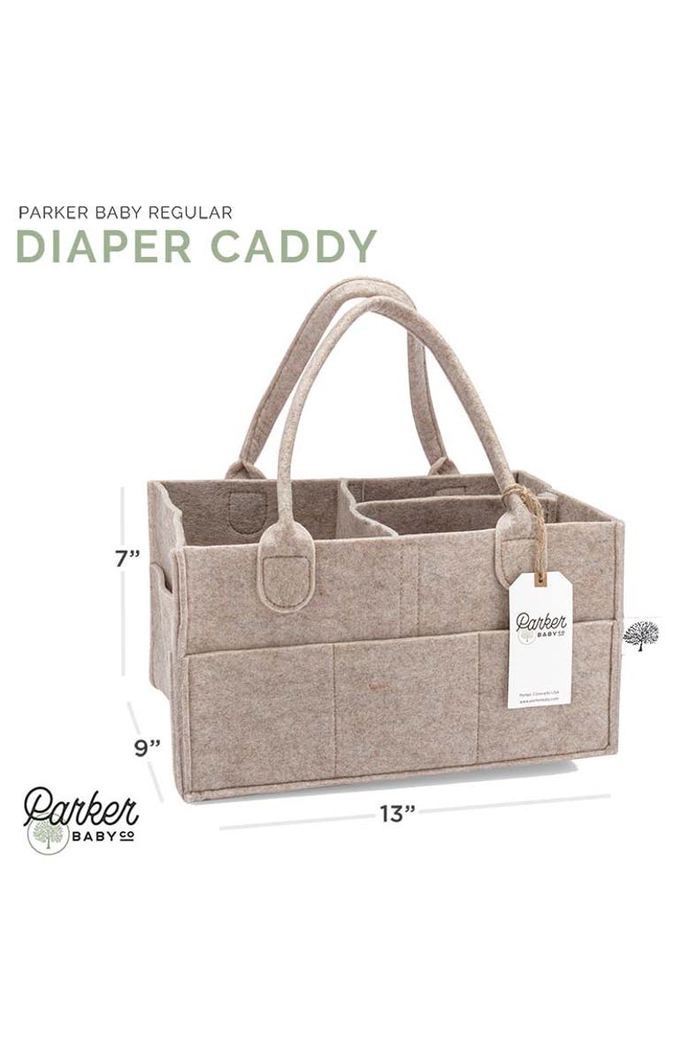 Parker Baby Co. Diaper Caddy, Alternate, color, Gray