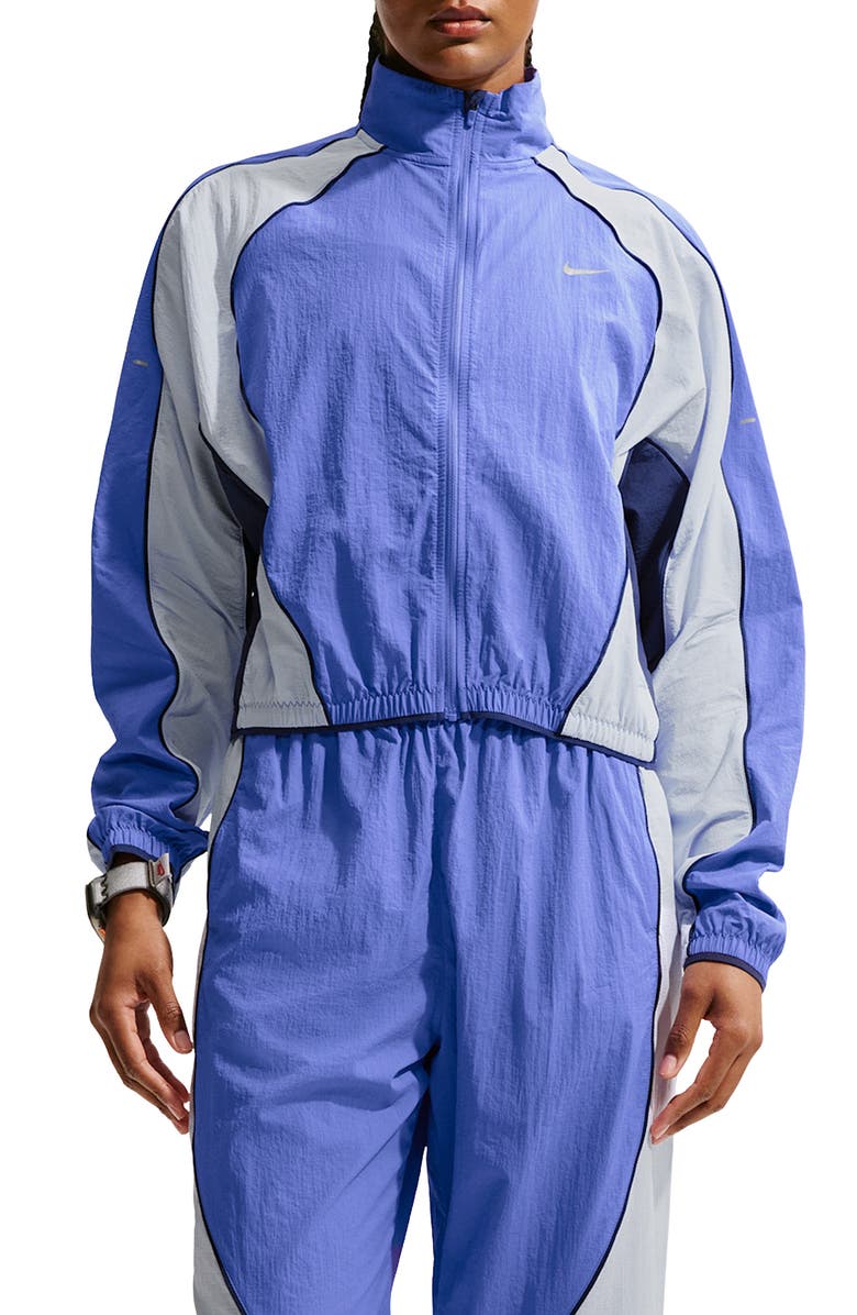 Nike Swift UV Repel Running Jacket, Main, color, Sapphire/Blue/Navy
