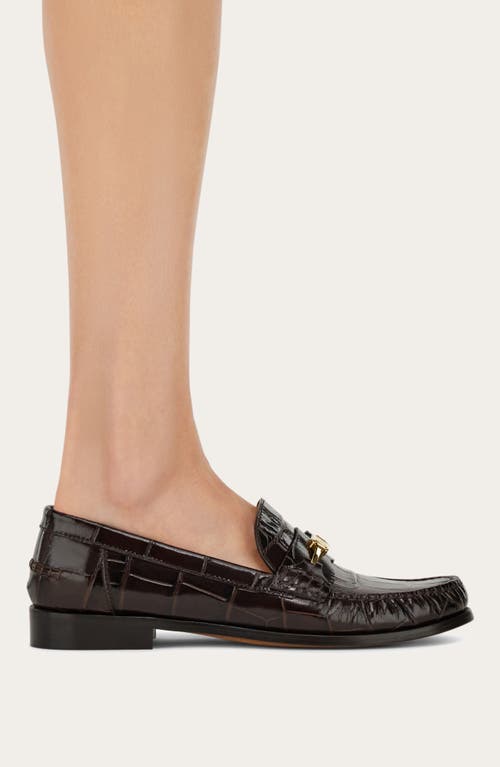 Ferragamo Harry Bit Loafer In Testa Di Moro