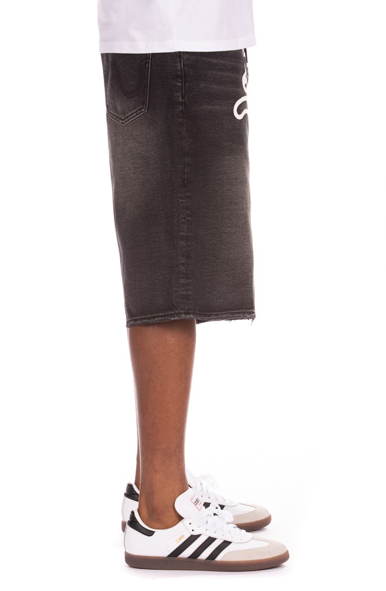 ICECREAM Breyer Denim Shorts, Alternate, color, Black Fudge