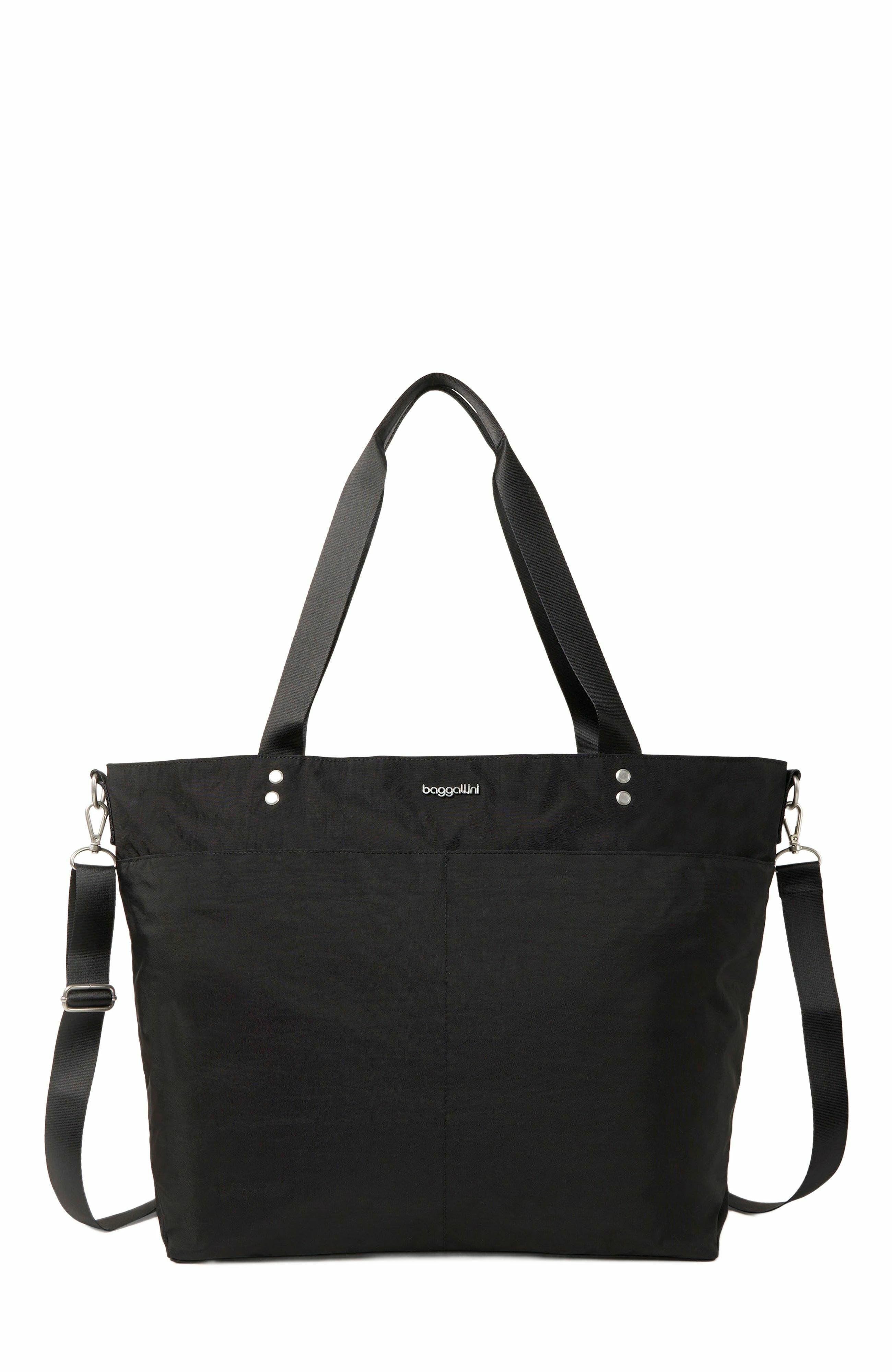 BAGGALLINI Large Carryall Weekender Tote Bag, Main, color, Black