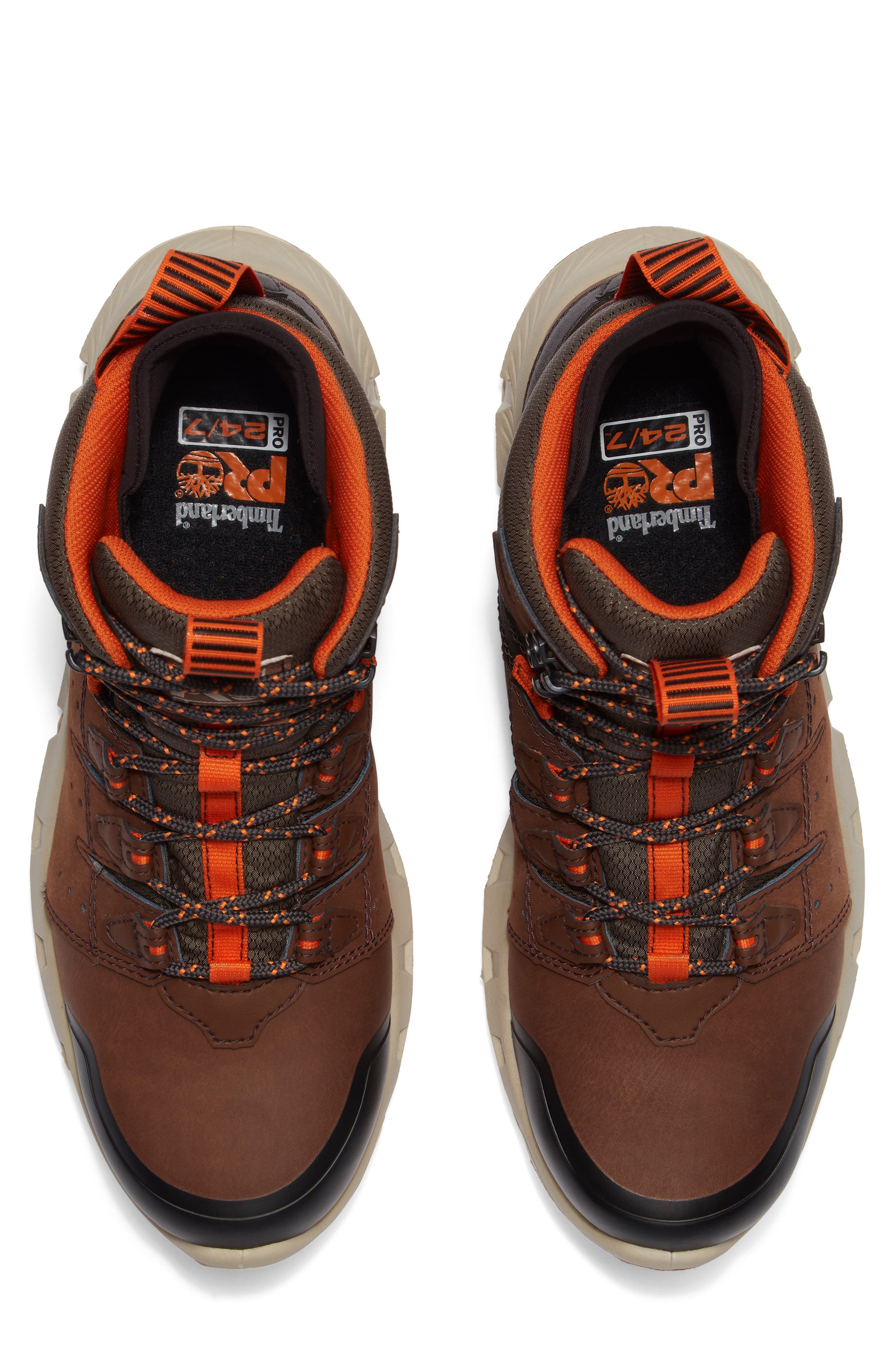 Tempe 6-Inch Soft Toe Waterproof Work Boot, Alternate, color, MEDIUM BROWN LEATHER