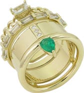 TYPE JEWELRY Typestack Emerald Ring