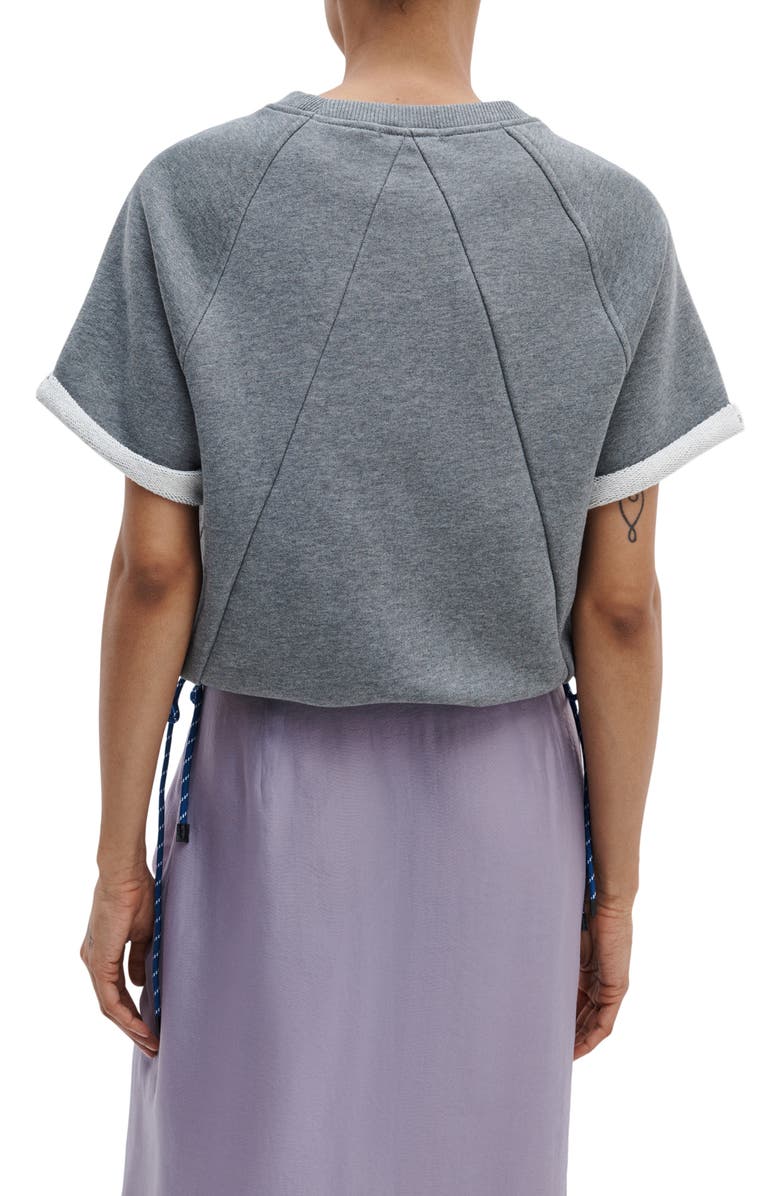 rag & bone Vintage Terry T-Shirt, Alternate, color, Heather Grey