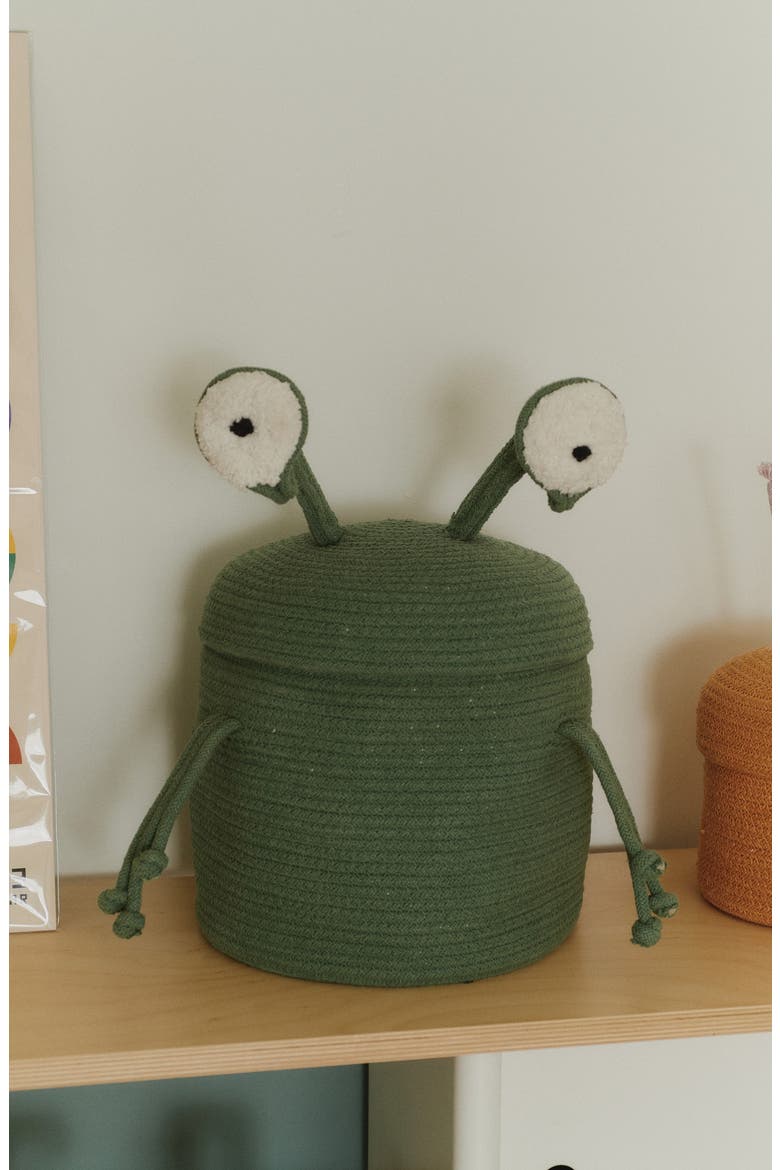 Alien Zog Basket, Alternate, color, GREEN