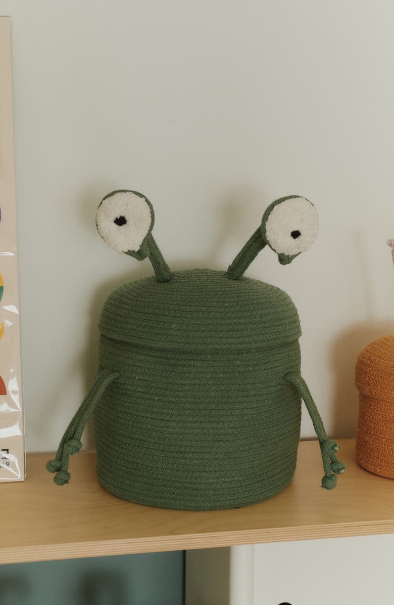 Lorena Canals Alien Zog Basket, Alternate, color, 