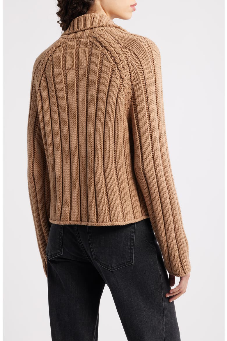 Cotswolds Mini Cable Knit Cardigan, Alternate, color, CAMEL