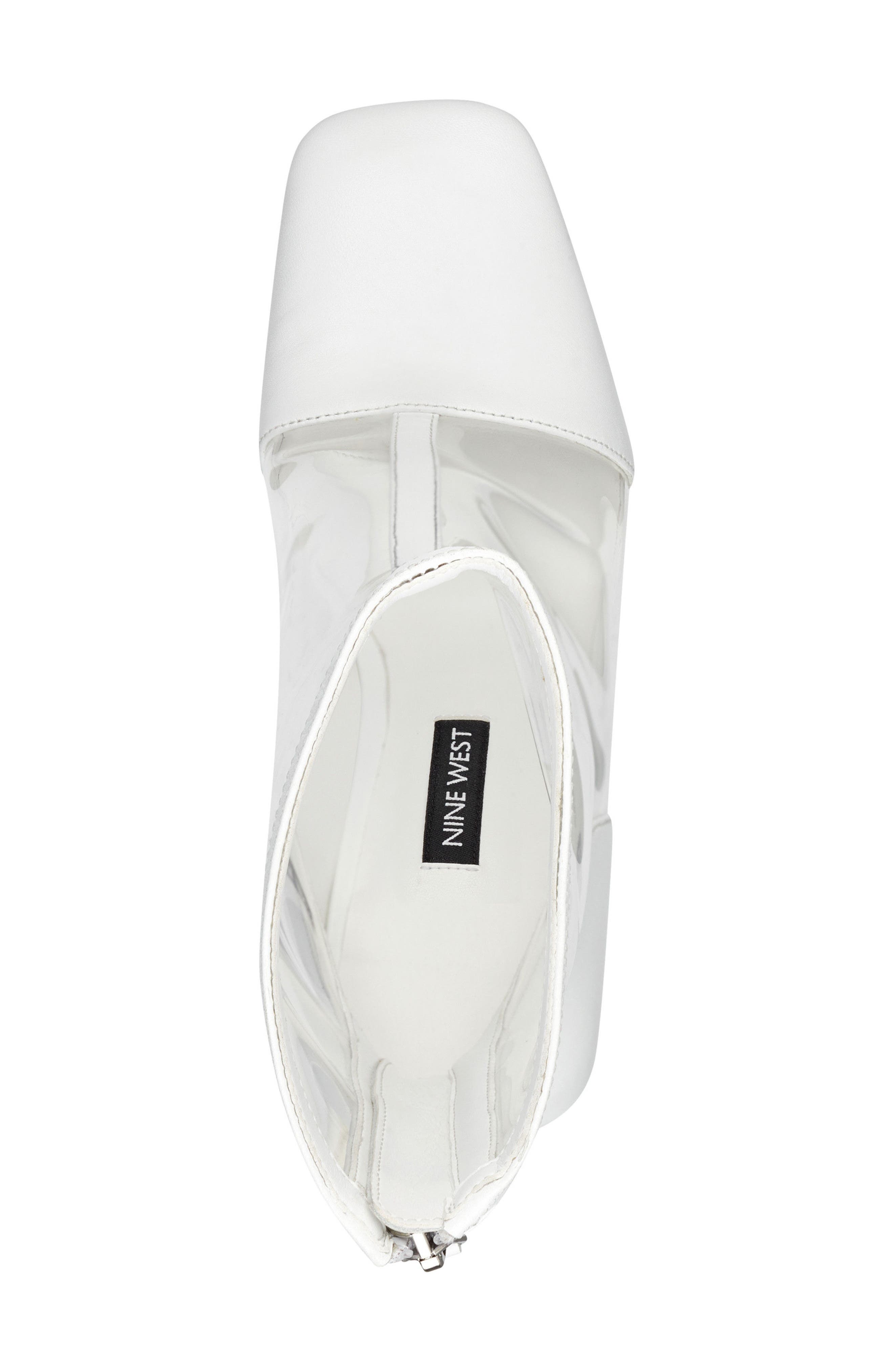 Quitend Boot, Alternate, color, CLEAR/ WHITE