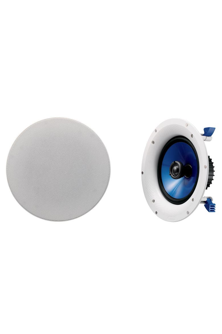 NS-IC800 140 Watt 8 Inch 2 Way In Ceiling Speakers - Pair, Main, color, White