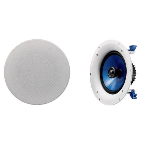 NS-IC800 140 Watt 8 Inch 2 Way In Ceiling Speakers - Pair (White)