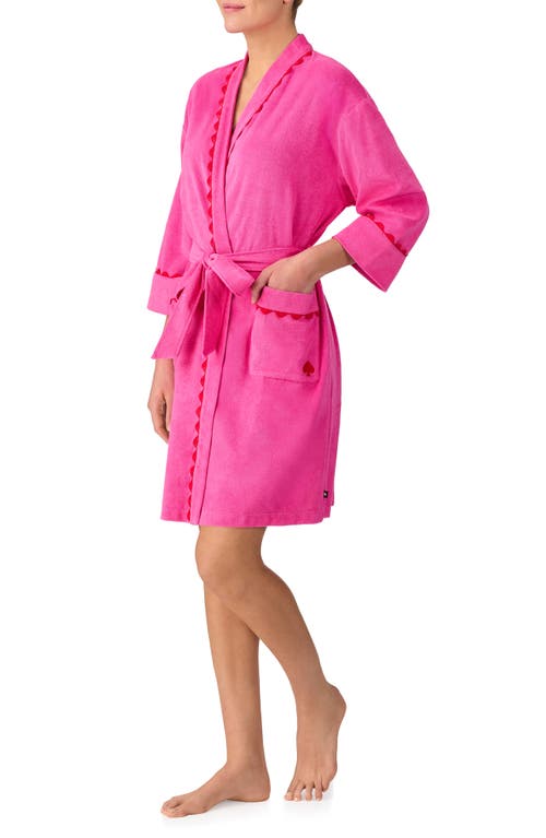 Kate Spade New York Baby Terry Wrap Robe In Rose