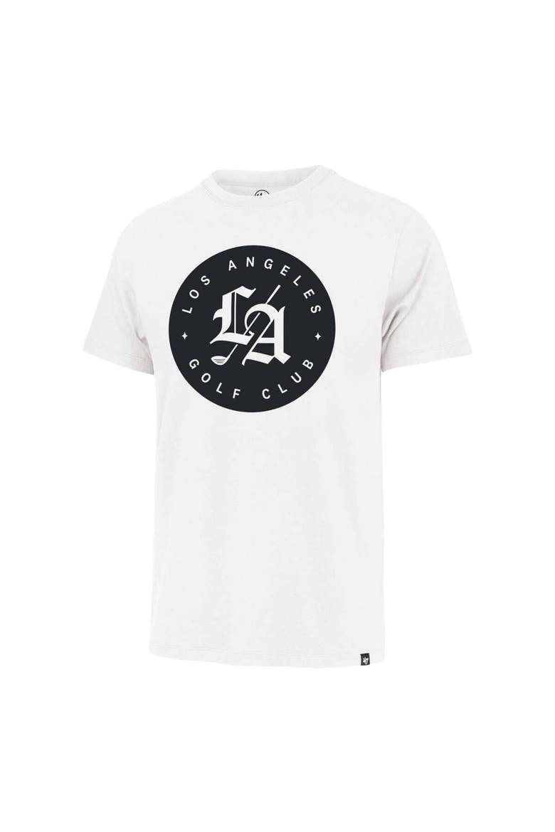 Men's '47  White TGL Los Angeles Golf Club Franklin T-Shirt, Alternate, color, White