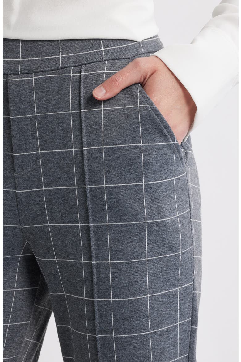Pintuck Slim Fit Pull-On Pants, Alternate, color, GREY