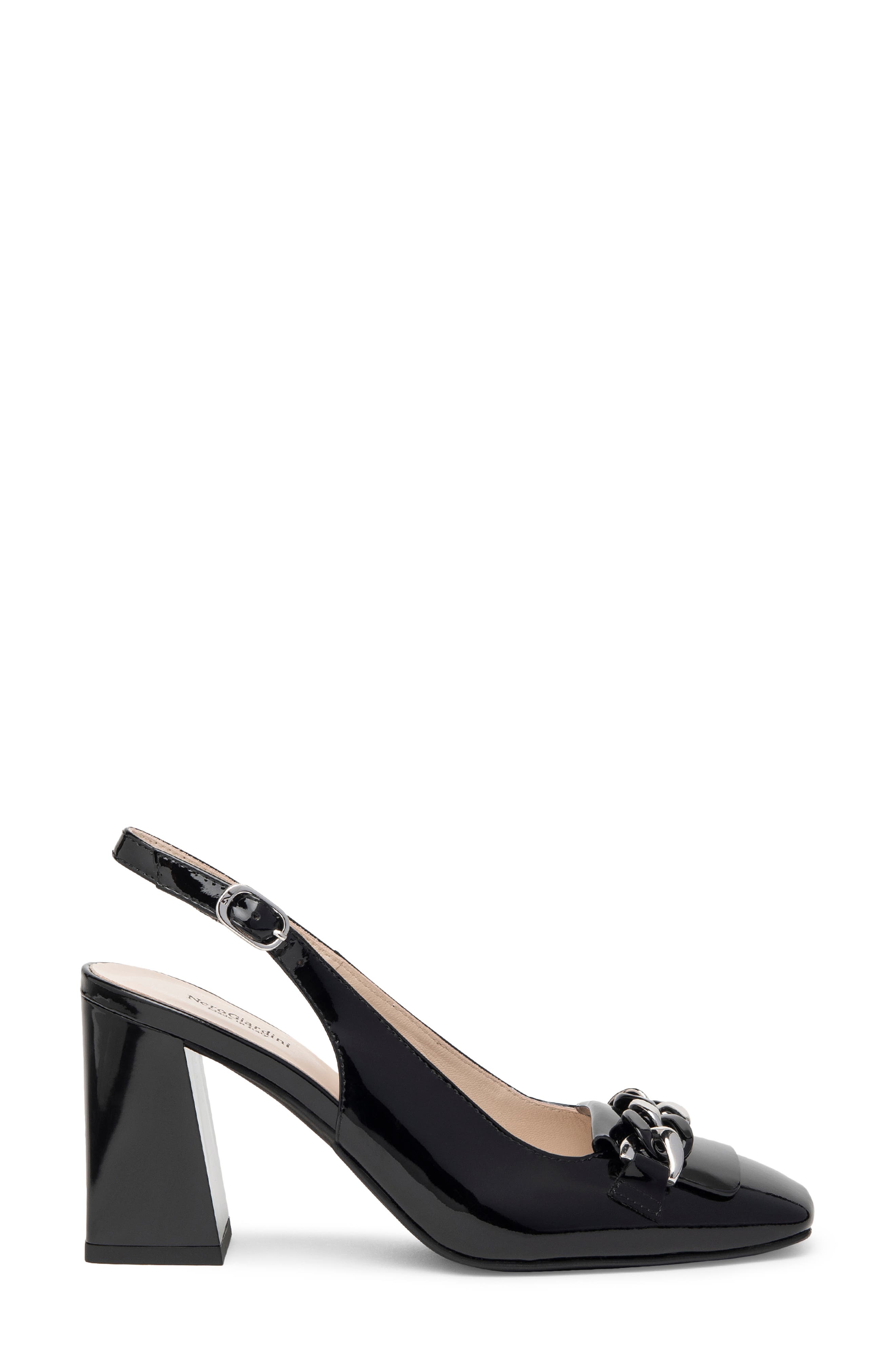 NeroGiardini Slingback Square Toe Pump, Alternate, color, 