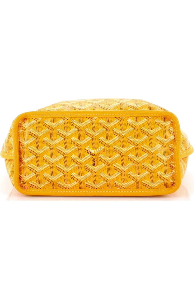 Pre-Owned Goyard Anjou Reversible Tote Coated Canvas Mini, Alternate, color, Yellow