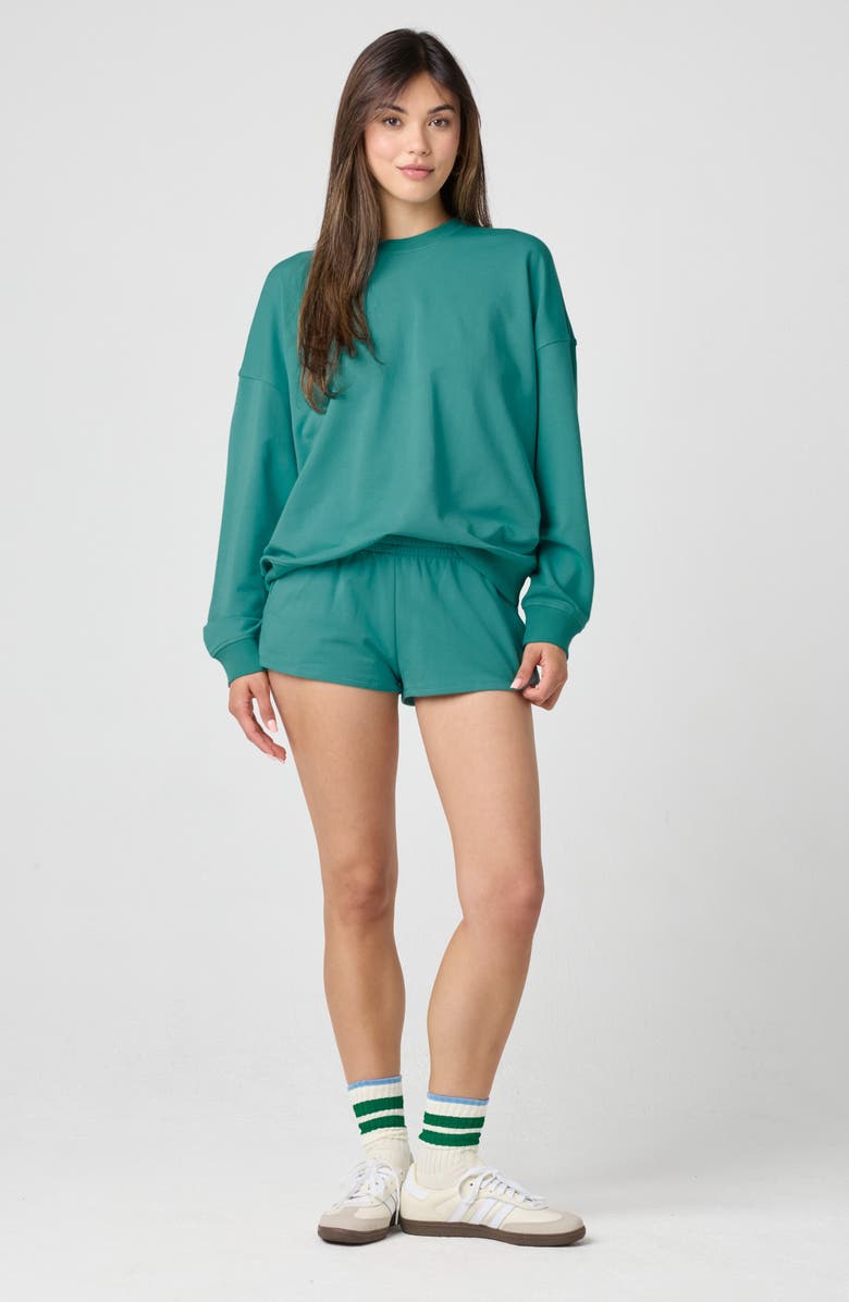 Florence by Mills Sporty French Terry Sweat Shorts, Alternate, color, Bristol