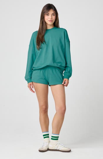 Sporty French Terry Sweat Shorts