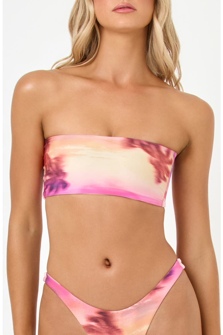 Avalon Reversible Bandeau Bikini Top, Main, color, ISLAND HOPPER