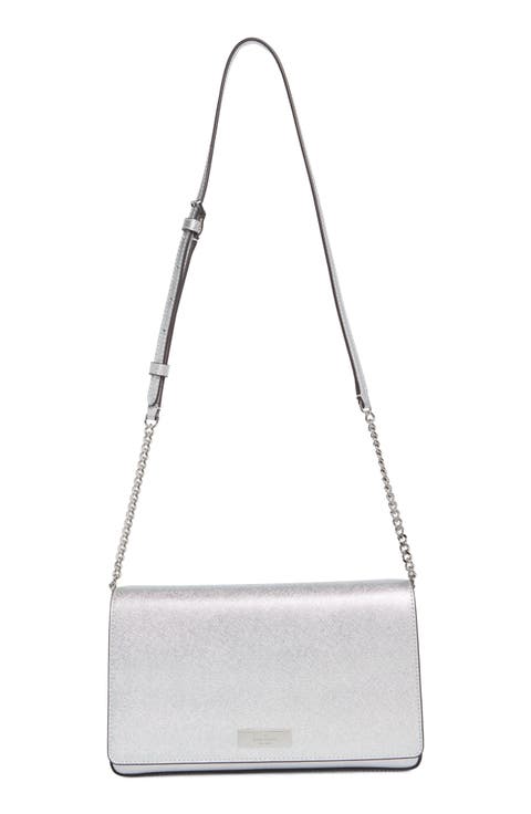 kenzie metallic crossbody bag