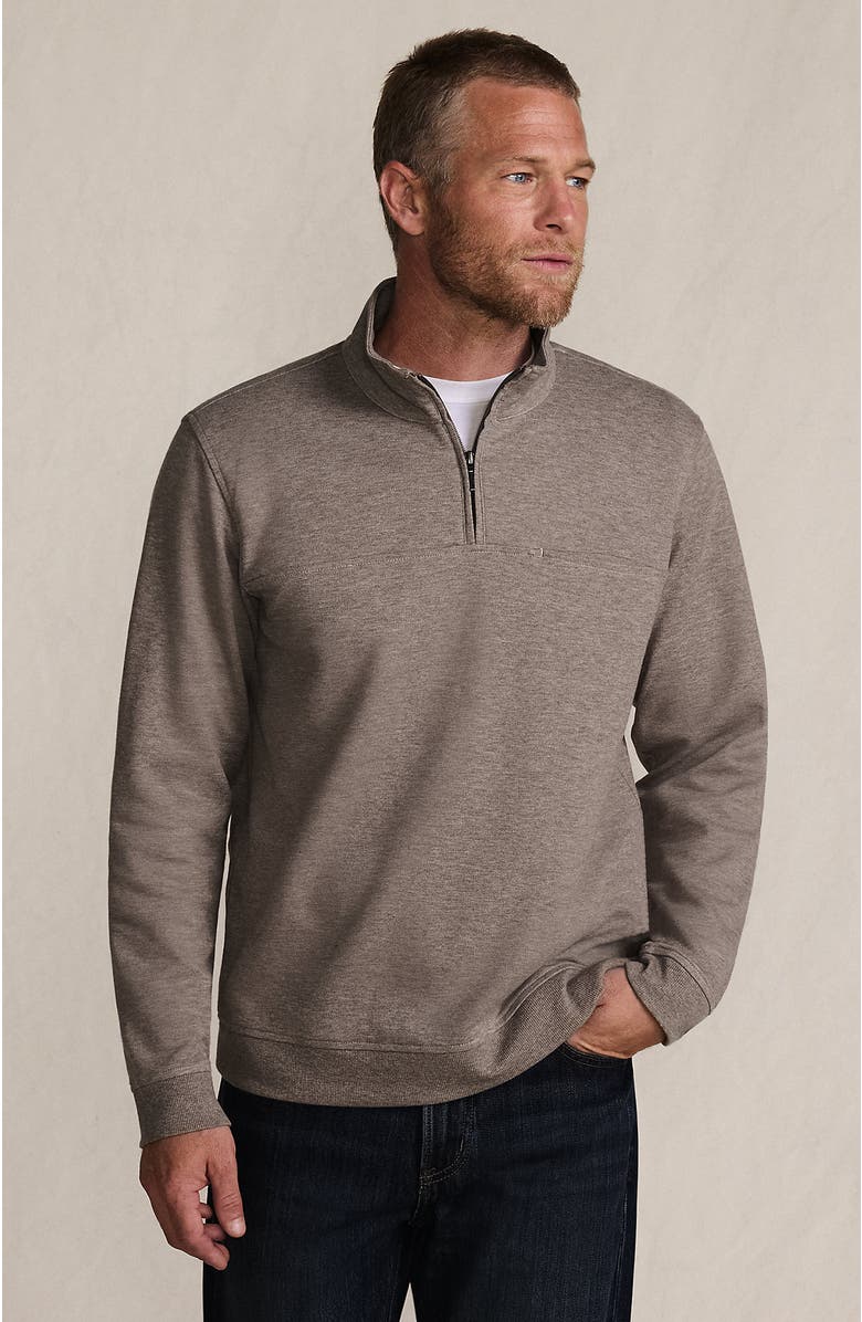 Lands' End Long Sleeve Travel Kit Pique Quarter Zip, Main, color, 
