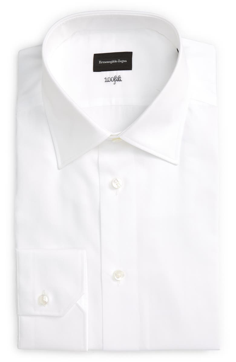 ZEGNA Men's Paul 100 Fili Button-Up Shirt, Main, color, 