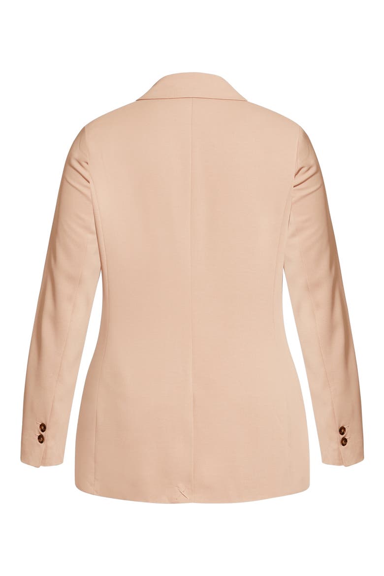 One-Button Blazer, Alternate, color, ROSE PUNCH