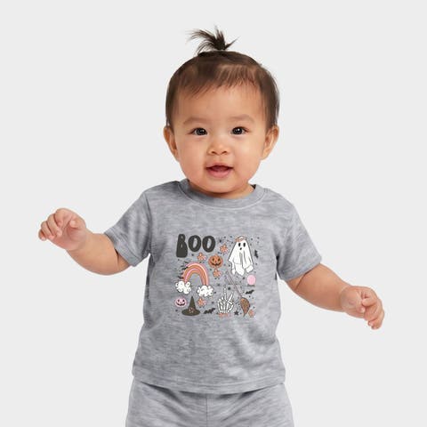 Halloween Cluster Infant Jogger Pant Crew Set