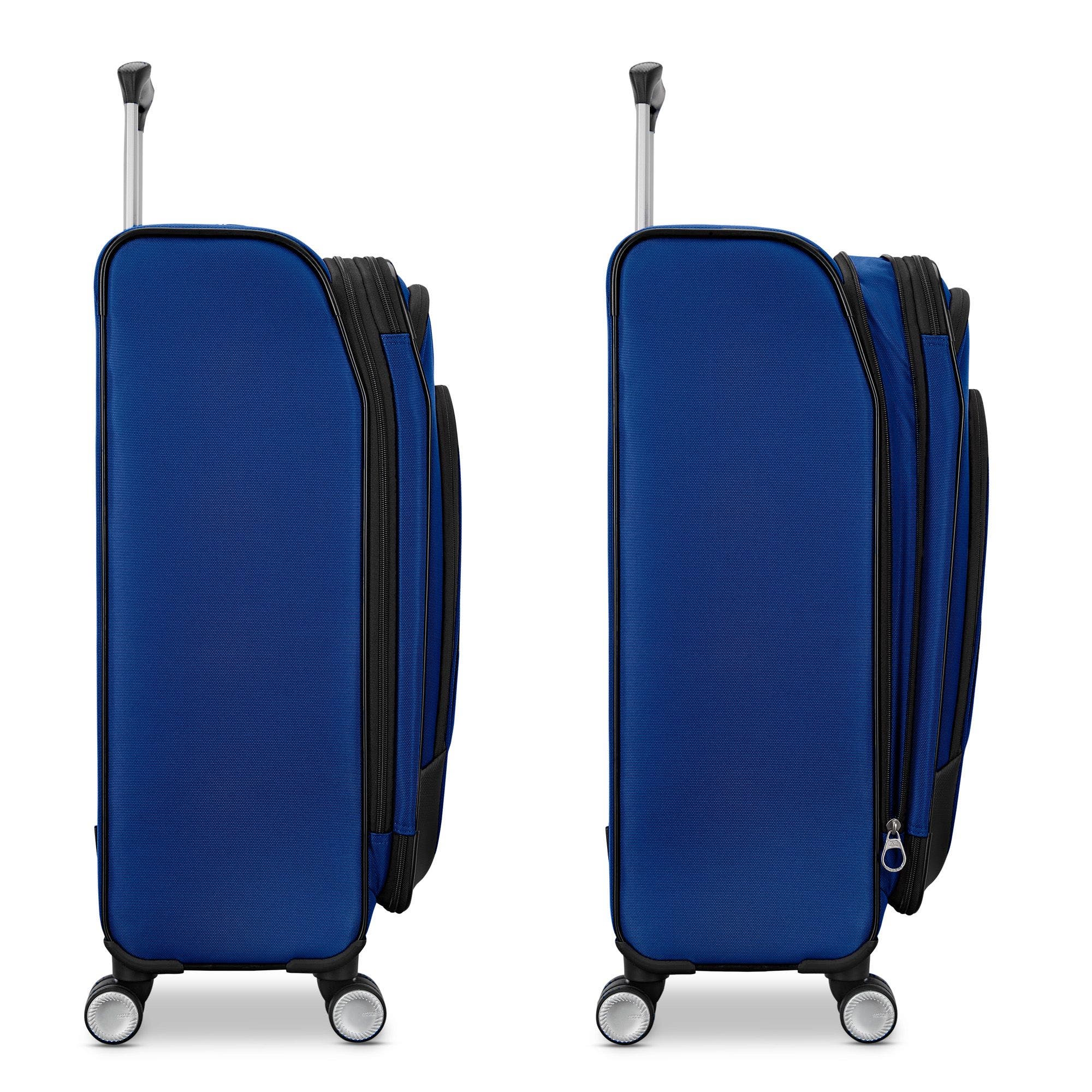 AMERICAN TOURISTER 4 KIX 3.0 Softside 28" Checked Spinner, Alternate, color, Sapphire Blue