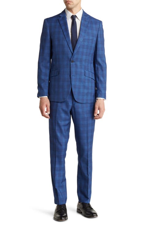 Blue Plaid Suit