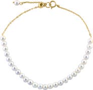EFFY 14K Yellow Gold Freshwater Pearl Bracelet