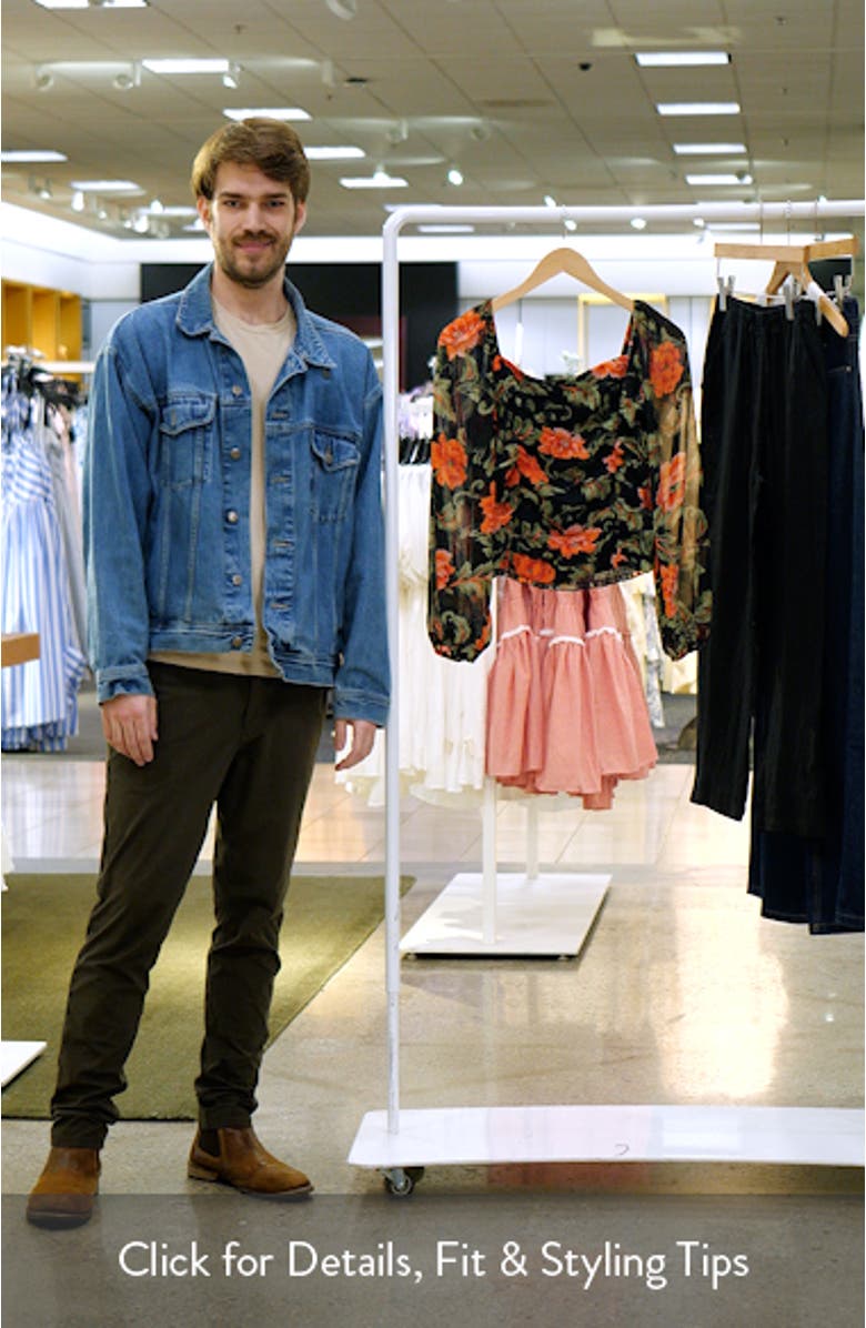 Maia Floral Ruched Top, sales video thumbnail