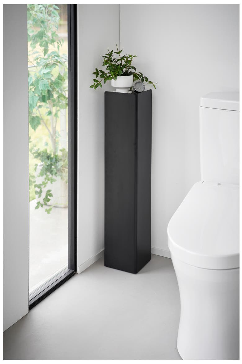 Rolling Bathroom Organizer, Alternate, color, BLACK