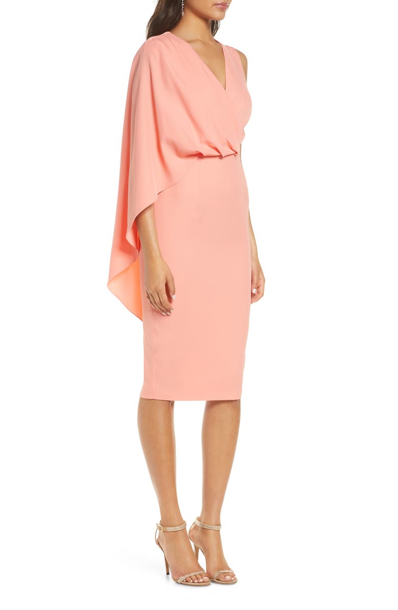 Lavish Alice Cape Dress, Alternate, color,
