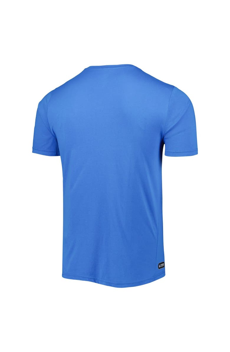 New Era Men's New Era Powder Blue Los Angeles Chargers Combine Authentic Training Huddle Up T-Shirt, Alternate, color, 