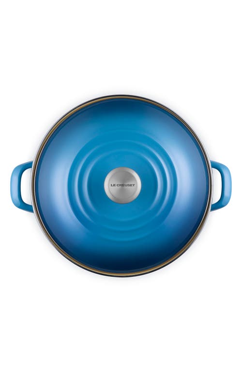 Le Creuset Enameled Stainless Steel Stockpot In Blue