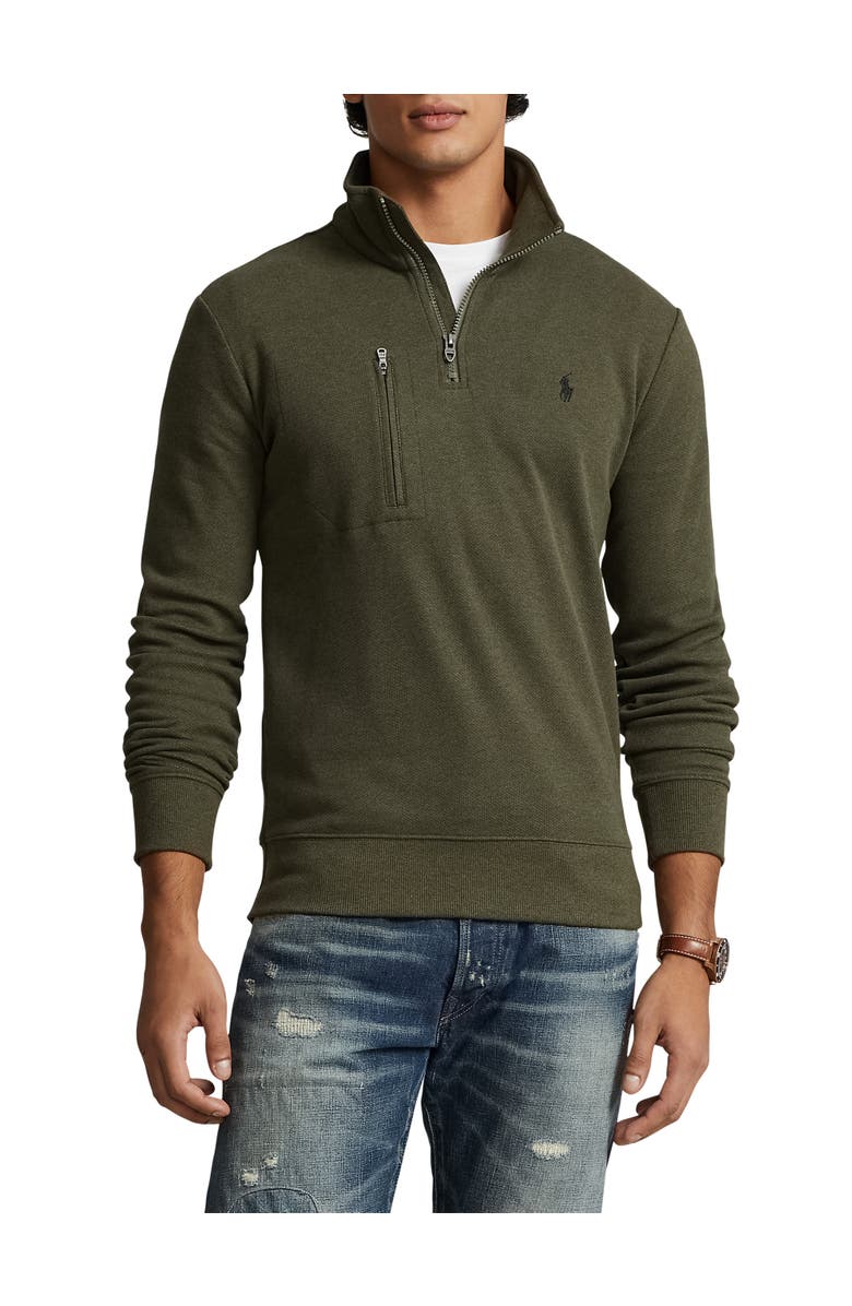 Polo Ralph Lauren Big & Tall Terry 1/4-Zip Pullover, Main, color,