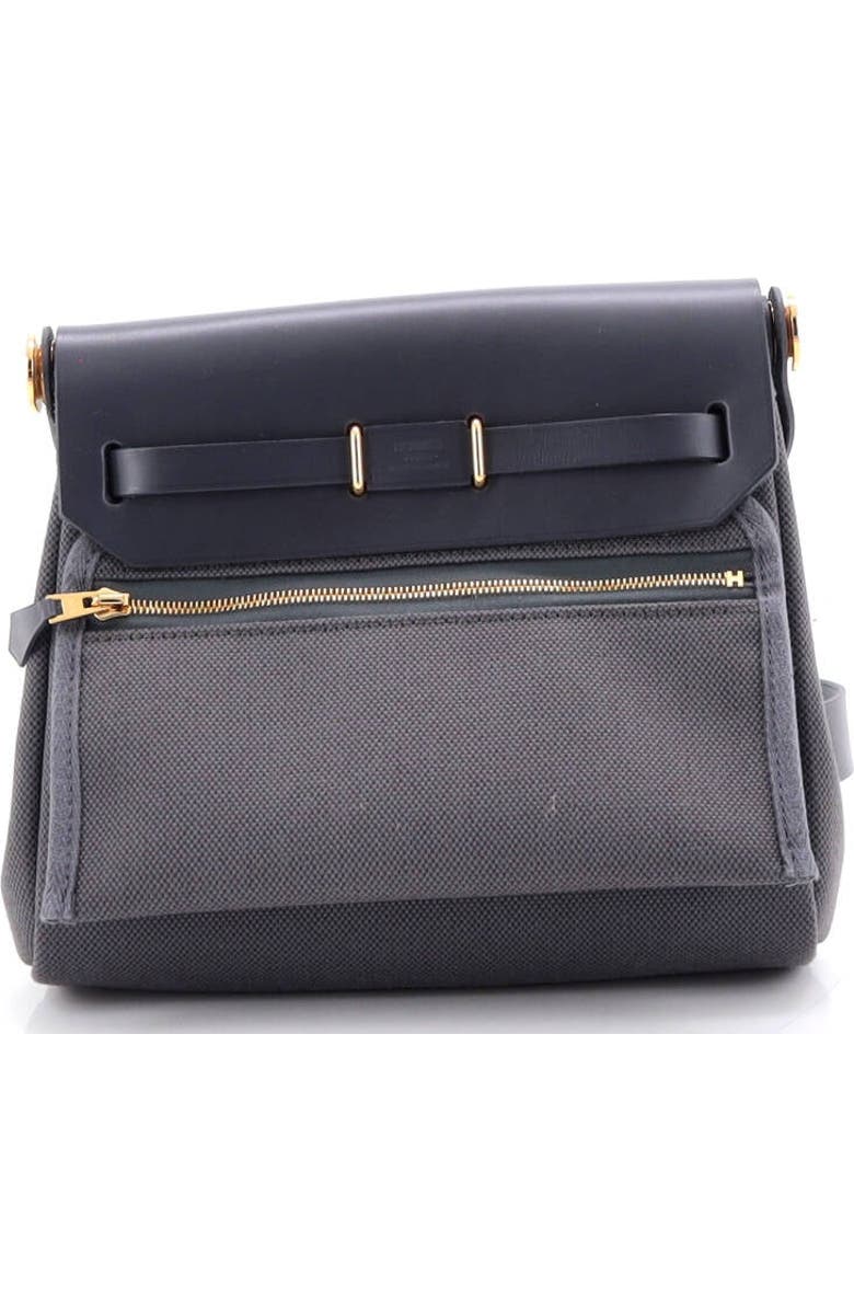 81034712 Herbag Zip Toile and Leather 20, Alternate, color,