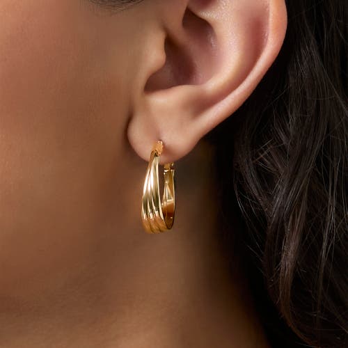 Jessica Simpson Mixed Shape Earring Set In Gold