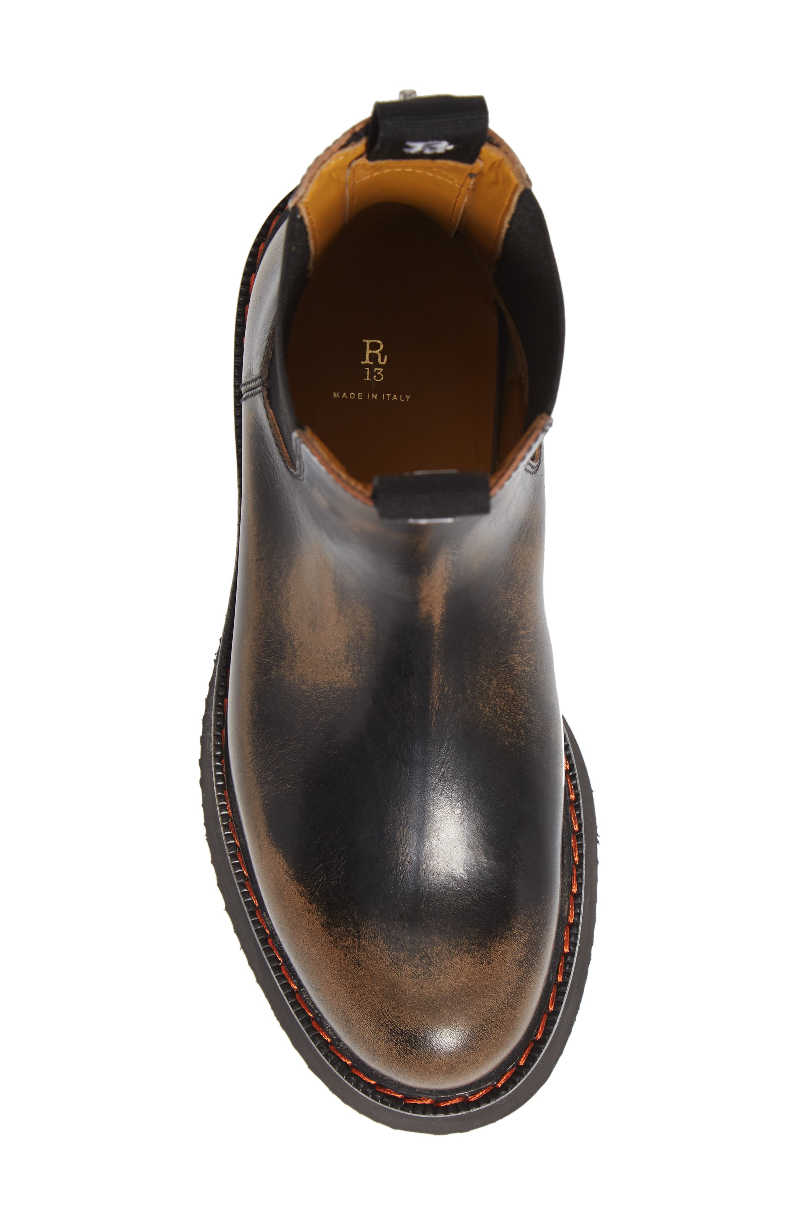 R13 Double Stack Platform Chelsea Boot, Alternate, color, 