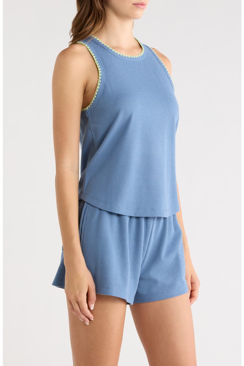 Kickback Short Pajamas, Alternate, color, BLUE