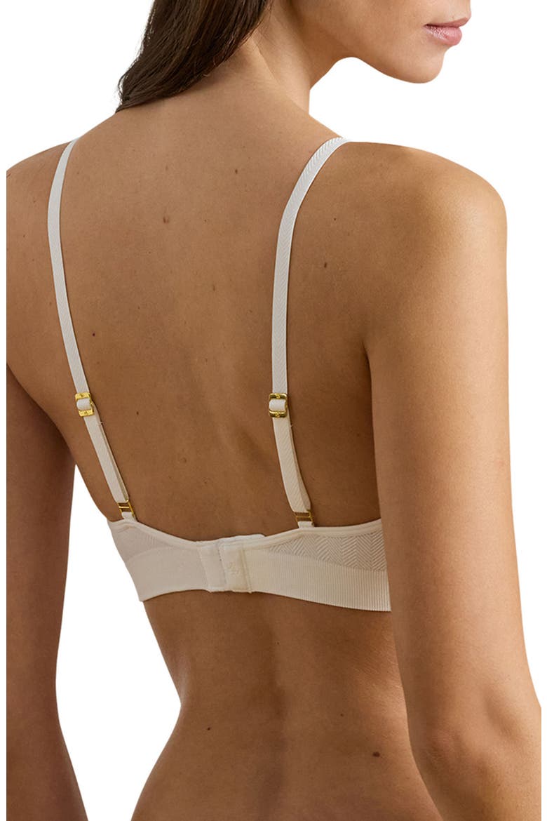 Seamless Bralette, Alternate, color, IVORY