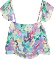 Ramy Brook Emery Floral Silk Top