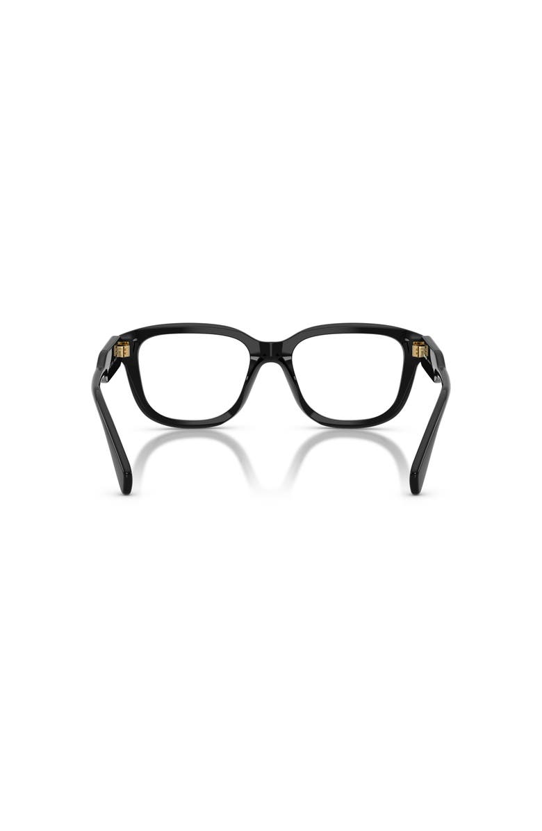 Miu Miu 51mm Rectangle optical glasses, Alternate, color, Black
