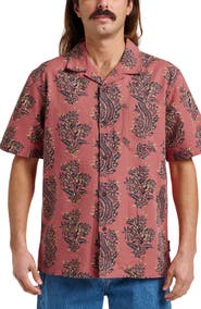 Quiksilver Dynasty Casual Cotton & Linen Camp Shirt