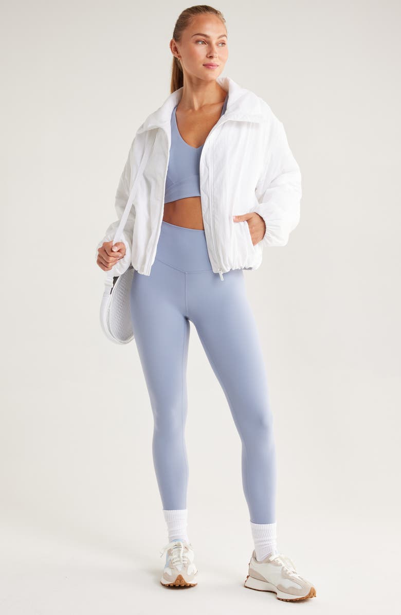 Zella Elevate Insulated Jacket, Alternate, color, White