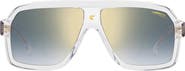 Carrera Eyewear 60mm Gradient Polarized Rectangular Sunglasses