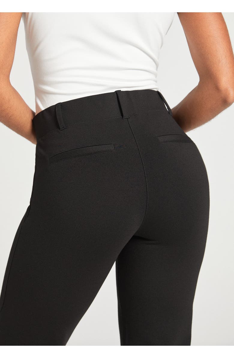 Betabrand Classic DPYP Dress Pant Yoga Pant Bootcut, Alternate, color, Black