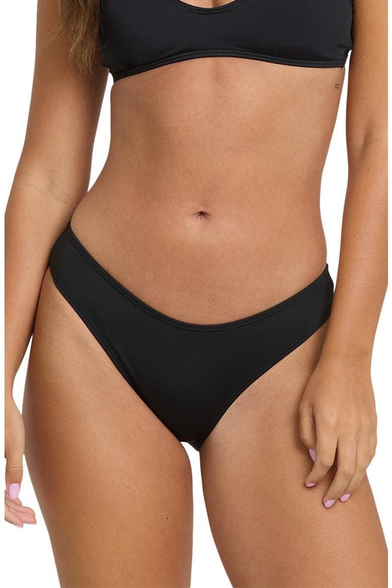 Sol Searcher Bondi Bikini Briefs, Main, color, BLACK PEBBLE